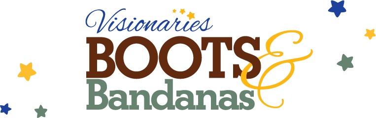 Visionaries Boots & Bandanas logo
